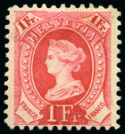Stamp of Switzerland / Schweiz » Stehende Helvetia "Libertas" Einzelabzüge, unoffizieller Druck