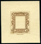 Stamp of Switzerland / Schweiz 1895 Keller-Kehr "Tell und Tellknabe" Essais