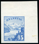 Stamp of Switzerland / Schweiz 1927 Leonhard Steiner "Urnersee" Essais