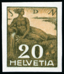 Stamp of Switzerland / Schweiz 1880-1945, Partie Essais und Probedrucke