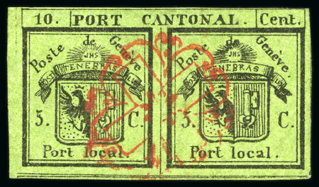 Stamp of Switzerland / Schweiz » Kantonalmarken » Genf Doppelgenf