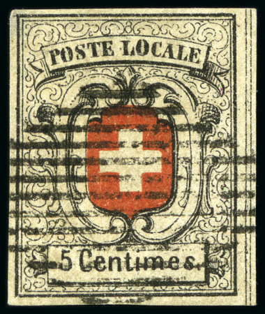 Stamp of Switzerland / Schweiz » "Waadt", "Neuenburg", "Winterthur" Neuenburg mit schwarzer Raute entwertet