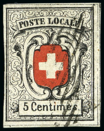 Stamp of Switzerland / Schweiz » "Waadt", "Neuenburg", "Winterthur" Neuenburg mit schwarzer Raute entwertet