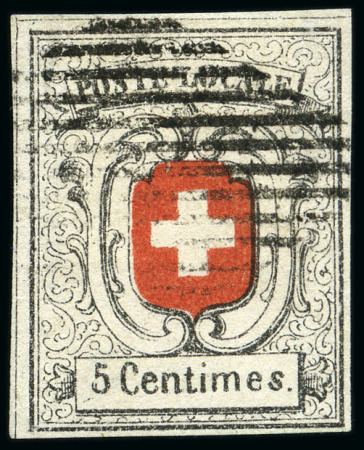 Stamp of Switzerland / Schweiz » "Waadt", "Neuenburg", "Winterthur" Neuenburg mit schwarzer Raute entwertet