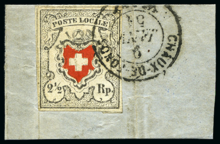 Stamp of Switzerland / Schweiz » Orts-Post und Poste Locale Poste Locale mit Kreuzeinfassung, Type 13