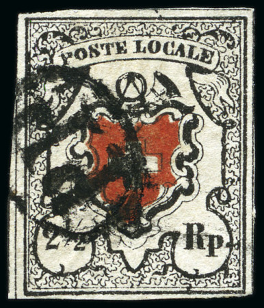 Stamp of Switzerland / Schweiz » Orts-Post und Poste Locale Poste Locale mit Kreuzeinfassung, Type 34