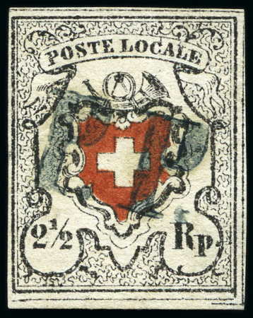 Stamp of Switzerland / Schweiz » Orts-Post und Poste Locale Poste Locale mit Kreuzeinfassung, Type 36