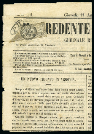 Stamp of Switzerland / Schweiz » Sitzende Helvetia Ungezähnt » 1857-62 Berner Druck, Dickes Papier 2Rp grau (dunklere Nuance) 1 1/2 Stück