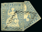 Stamp of Switzerland / Schweiz 1854-1862, Enorm Reichhaltige Strubel-Sammlung