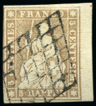 Stamp of Switzerland / Schweiz 1854-1862, Enorm Reichhaltige Strubel-Sammlung