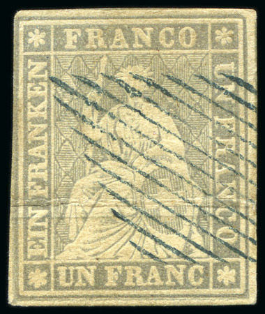 Stamp of Switzerland / Schweiz 1854-1862, Enorm Reichhaltige Strubel-Sammlung