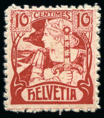 Stamp of Switzerland / Schweiz 1901 F.Boscovits, Alfred Pfenninger, Henri Robert,