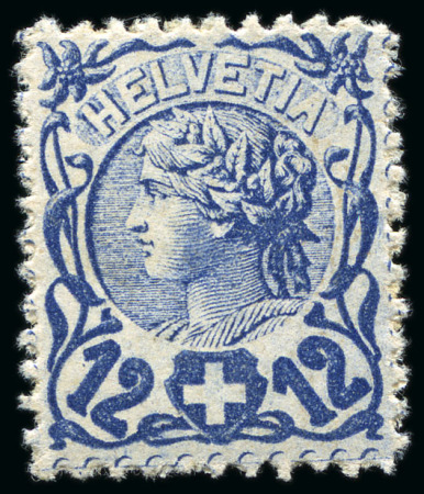 Stamp of Switzerland / Schweiz 1901 F.Boscovits, Alfred Pfenninger, Henri Robert,