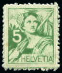 Stamp of Switzerland / Schweiz 1901 F.Boscovits, Alfred Pfenninger, Henri Robert,