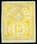 Stamp of Switzerland / Schweiz 1882-1960 Probedrucke: Sammlung in einem Steckbuch