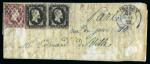 Stamp of Auction catalogues 1851-1860, Collection de 25 lettres avec timbres