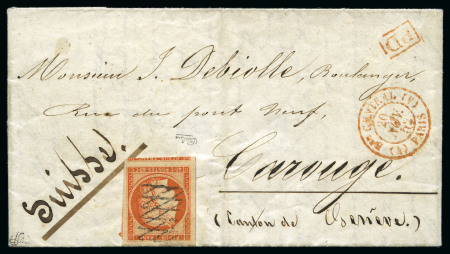Stamp of France 1840 40c Cérès avec marges exceptionelles