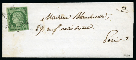 Stamp of France » Collections 1849-1882, Jolie collection de lettres classiques