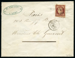 Stamp of France » Collections 1849-1882, Jolie collection de lettres classiques