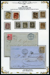 Stamp of Switzerland / Schweiz 1862-81 Spezialsammlung ABSTEMPELUNGEN