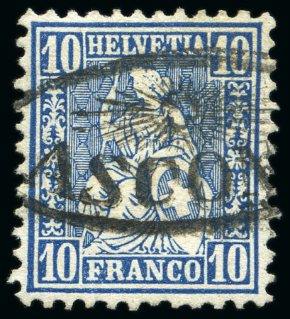 Stamp of Switzerland / Schweiz 1862 Enorm reichhaltige Sammlung Sitzende Helvetia