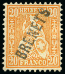 Stamp of Switzerland / Schweiz 1862 Enorm reichhaltige Sammlung Sitzende Helvetia