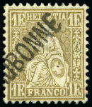 Stamp of Switzerland / Schweiz 1862 Enorm reichhaltige Sammlung Sitzende Helvetia
