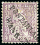 Stamp of Switzerland / Schweiz 1867-81 Enorm reichhaltige Sammlung Sitzende Helvetia