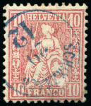 Stamp of Switzerland / Schweiz 1867-81 Enorm reichhaltige Sammlung Sitzende Helvetia