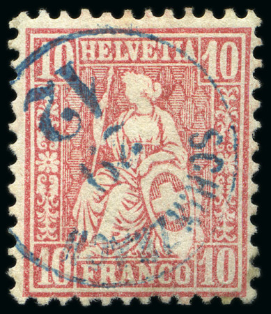 Stamp of Switzerland / Schweiz 1867-81 Enorm reichhaltige Sammlung Sitzende Helvetia