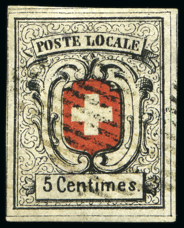 Stamp of Switzerland / Schweiz » "Waadt", "Neuenburg", "Winterthur" Neuenburg mit schwarzer Raute entwertet