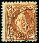 Stamp of Switzerland / Schweiz 1882-1920 Sehr reichhaltiges Los