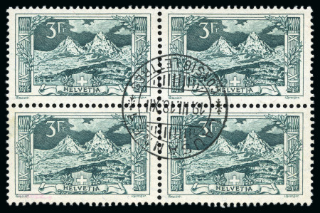 Stamp of Switzerland / Schweiz 1907-92, Reichhaltige Viererblocksammlung
