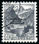 Stamp of Switzerland / Schweiz 1944 Völkerbund Landschaftsbilder 15C, 20C, 25C