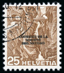 Stamp of Switzerland / Schweiz 1944 Völkerbund Landschaftsbilder 15C, 20C, 25C