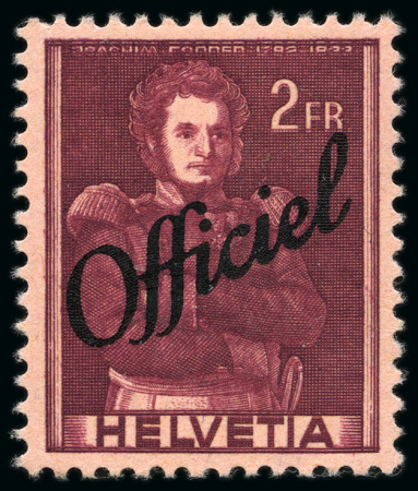 Stamp of Switzerland / Schweiz 1941 Bundesverwaltung Historische Bilder 2Fr