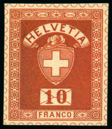 Stamp of Switzerland / Schweiz ca.1880-1960, Partie Probedrucke und Essais