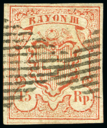 Stamp of Switzerland / Schweiz » Rayonmarken » Rayon III, kleine Ziffer (Rp.) Type 7 mit Plattenfehler: Strich im Markenbild