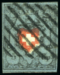 Stamp of Switzerland / Schweiz » Rayonmarken » Rayon I, dunkelblau ohne Kreuzeinfassung Sehr Reichhaltige Auswahl mit 110 Marken