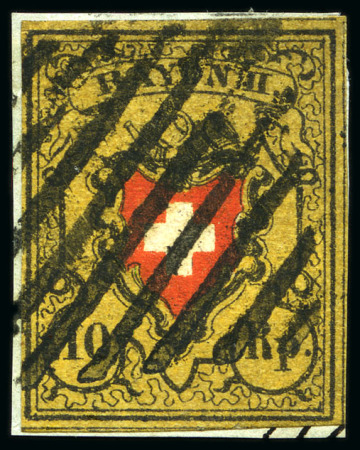 Stamp of Switzerland / Schweiz » Rayonmarken » Rayon II, gelb, ohne Kreuzeinfassung (Diverse) Sehr reichhaltige Auswahl mit 115 Marken