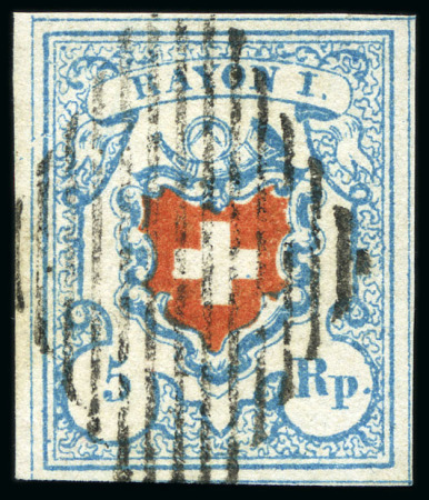 Stamp of Switzerland / Schweiz » Rayonmarken » Rayon I, hellblau, ohne KE (DIVERSE) Sehr Reichhaltige Auswahl mit 135 Marken