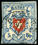 Stamp of Switzerland / Schweiz » Rayonmarken » Rayon I, hellblau, ohne KE (DIVERSE) Sehr Reichhaltige Auswahl mit 135 Marken