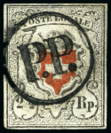 Stamp of Switzerland / Schweiz 1843-52, Sehr Reichhaltige Altschweiz Dubblettenpartie