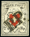 Stamp of Switzerland / Schweiz 1843-52, Sehr Reichhaltige Altschweiz Dubblettenpartie