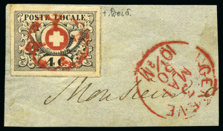 Stamp of Switzerland / Schweiz » "Waadt", "Neuenburg", "Winterthur" SWITZERLAND 1849