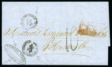 Stamp of Auction catalogues ENOS Rarissime lettre datée Enos 17 mai 1858
