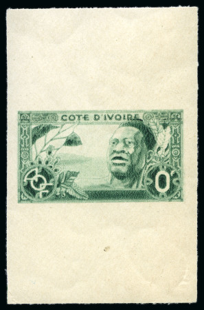 Stamp of Colonies françaises » Côte-d'Ivoire 1940 Essai non adopté sur papier gommé