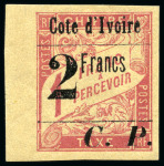 Stamp of Colonies françaises » Côte-d'Ivoire 1905 COLIS POSTAUX Yv. 18 à 22, bdf