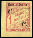 Stamp of Colonies françaises » Côte-d'Ivoire 1905 COLIS POSTAUX Yv. 18 à 22, bdf