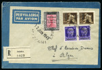 Stamp of Colonies françaises » Fezzan 1943 Deux lettres recommandés